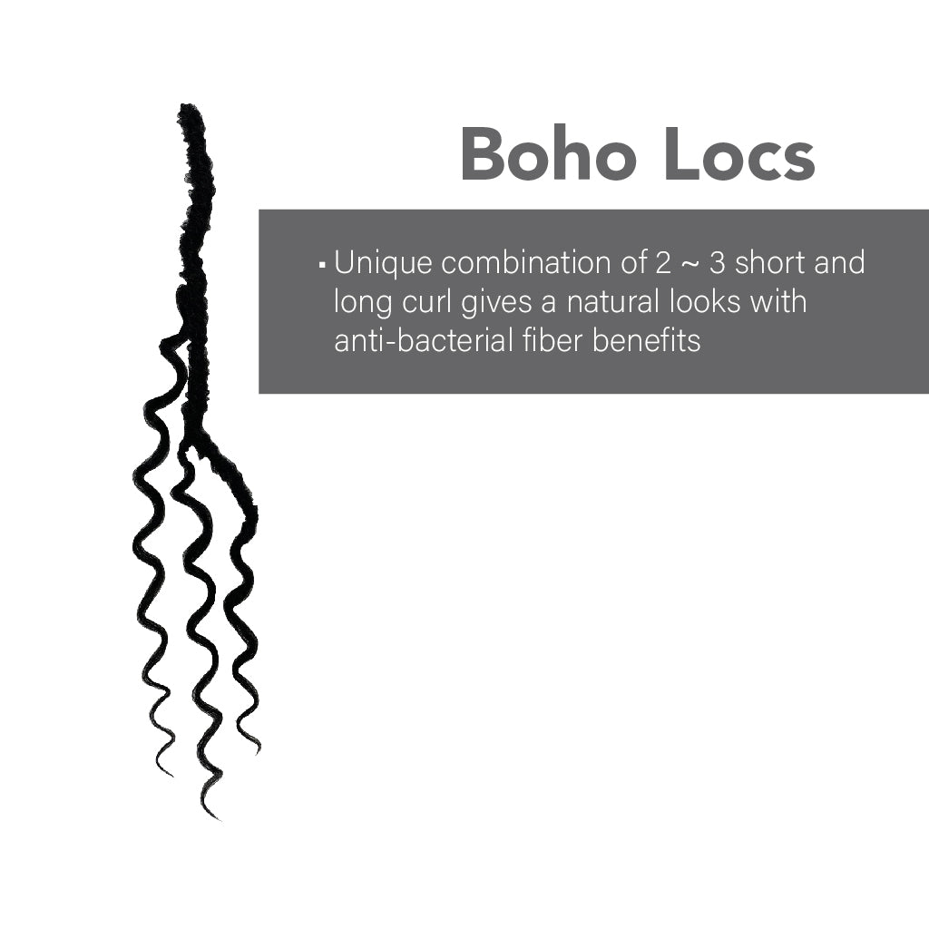 EZCROCHET Boho Locs 12"-3X