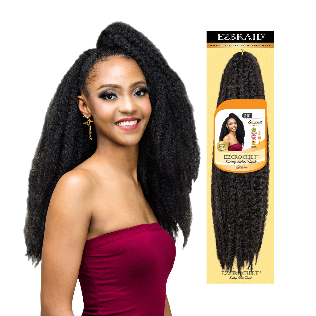 EZCROCHET Kinky Afro Twist 20" - EZBRAID UK