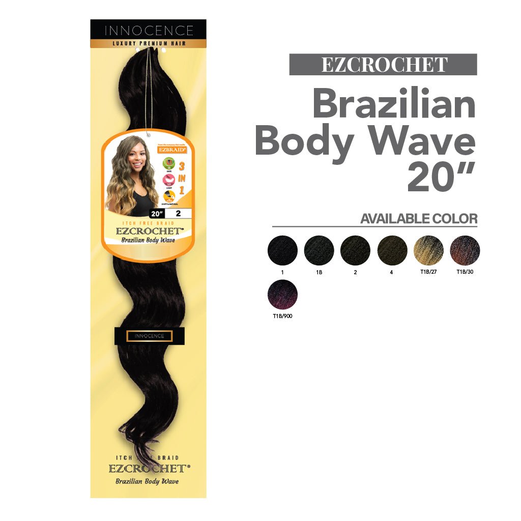 EZCROCHET Brazilian Body Wave 20" - EZBRAID UK