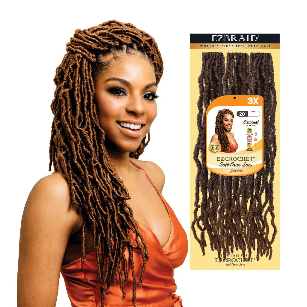 EZCROCHET Soft Faux Locs 20"-3X - EZBRAID UK